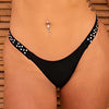 Crystalina Black Bikini Bottom