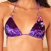 Glamour Girl Violet Bikini Top