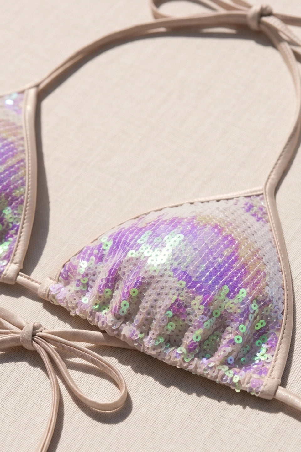 Glitter Girl Bikini Top