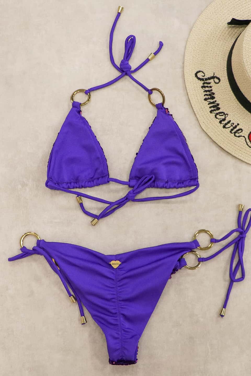 Glamour Girl Violet Bikini Bottom