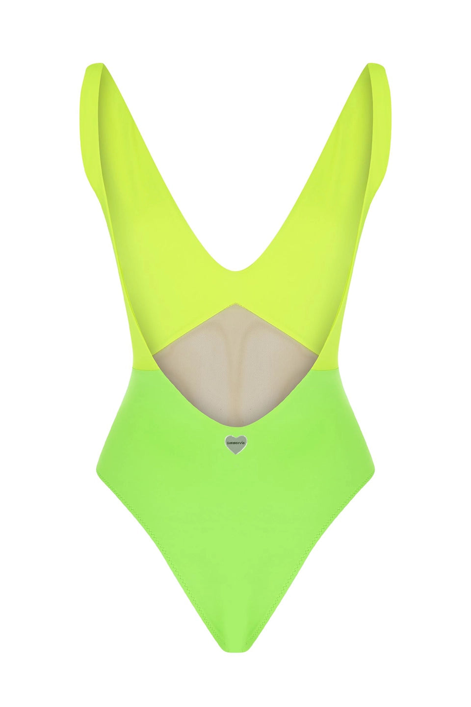 Candy Girl Neon Green/Yellow Swimsuit