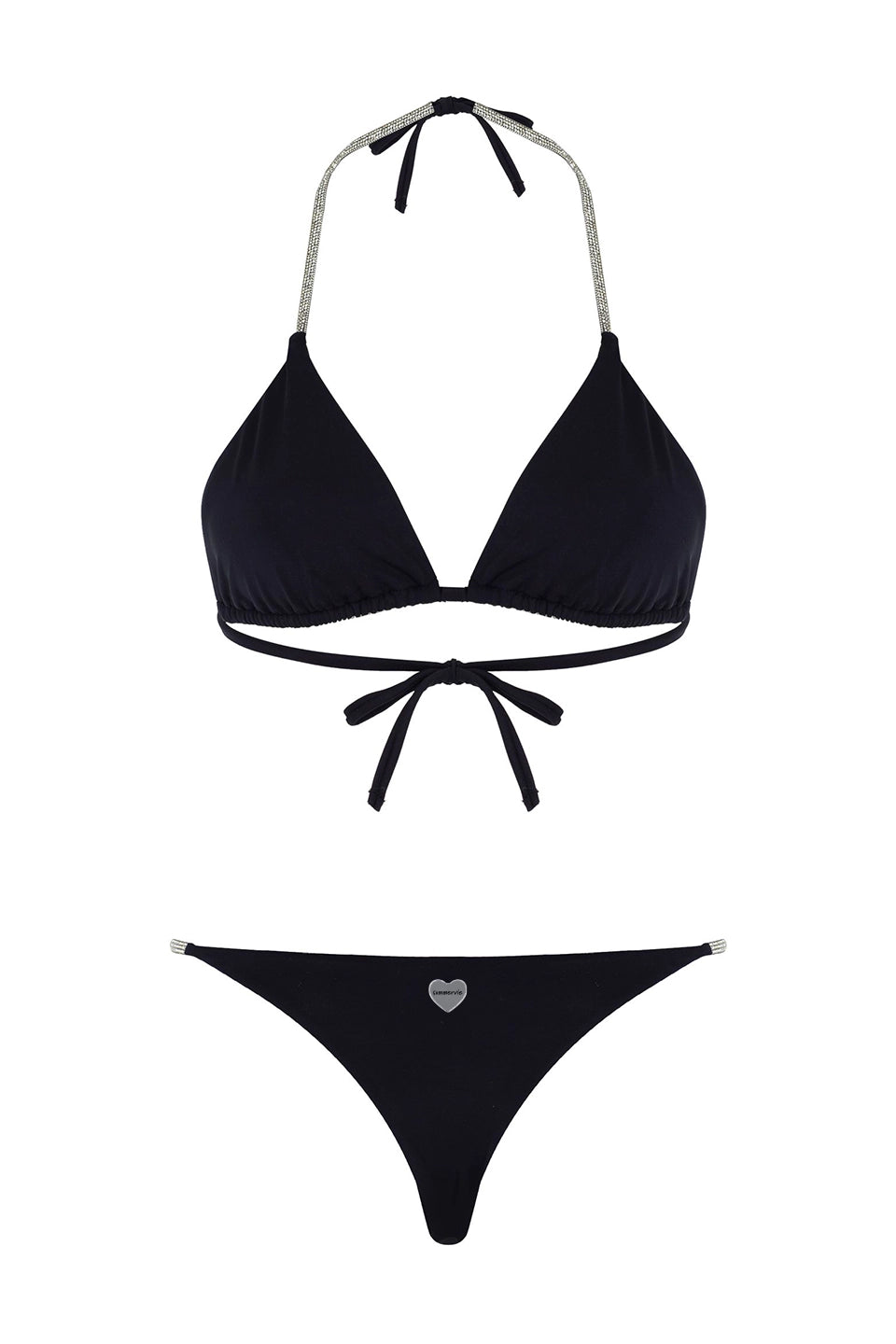 Chloe Black Bikini Top