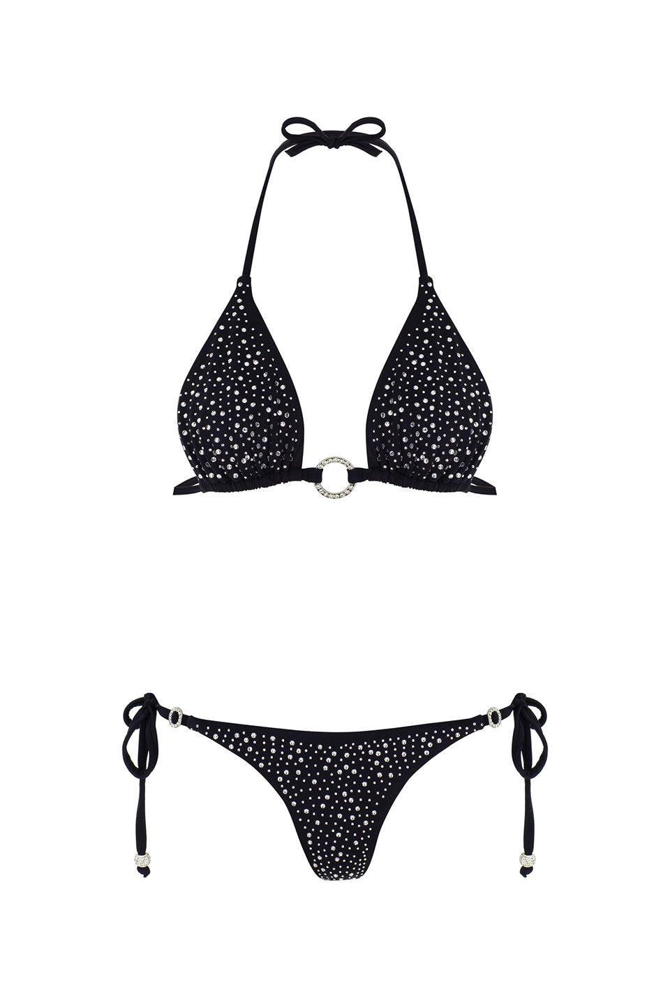 Diamondina Star Black Bikini Bottom