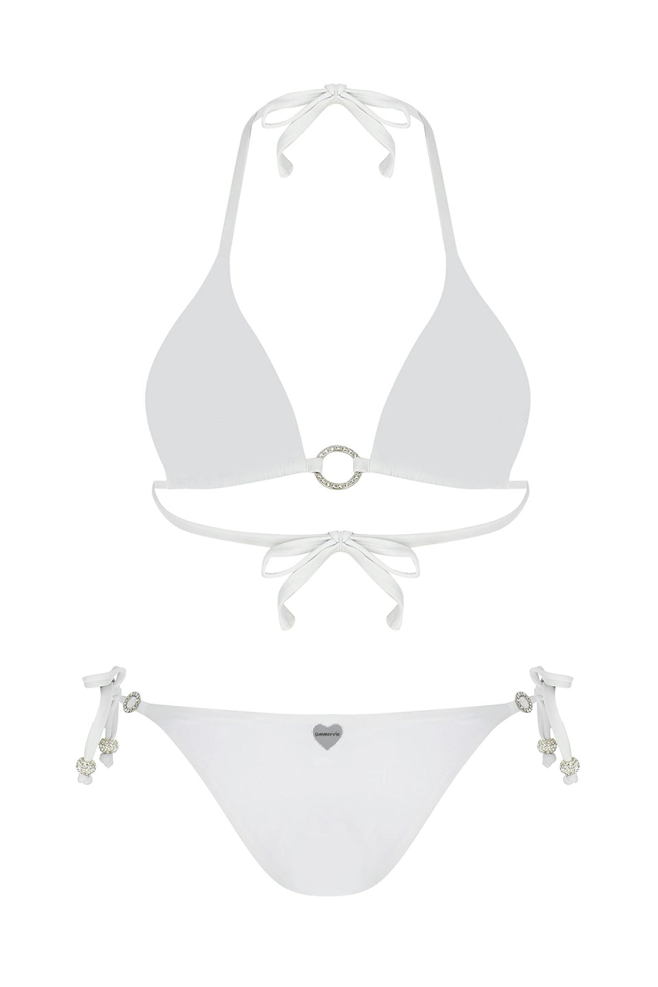 Diamondina Star White Bikini Bottom