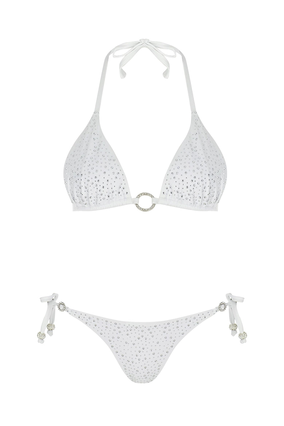 Diamondina Star White Bikini Bottom