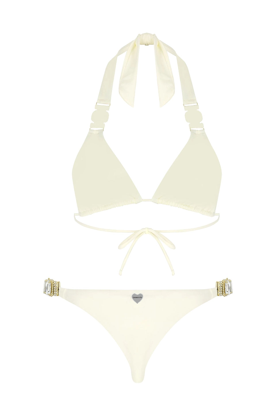 Diva White Bikini Bottom