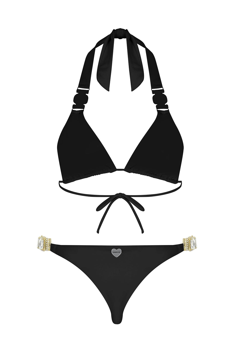 Diva Black Bikini Top
