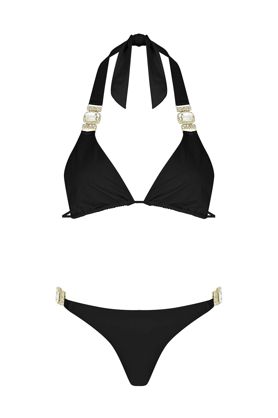 Diva Black Bikini Top