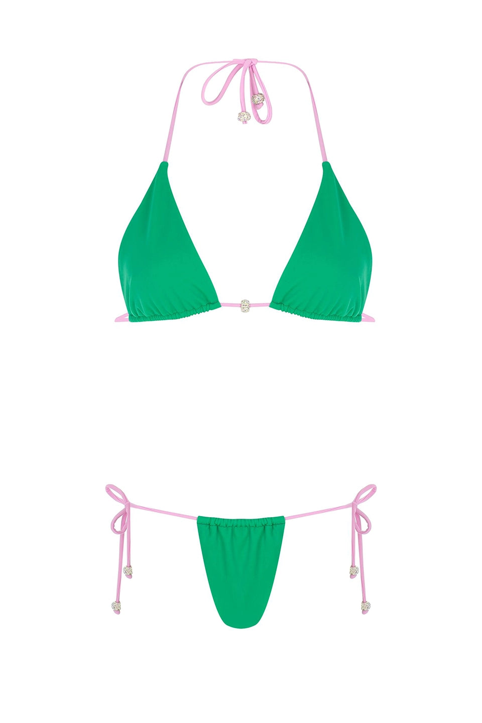 Lolipop Green Bikini Top