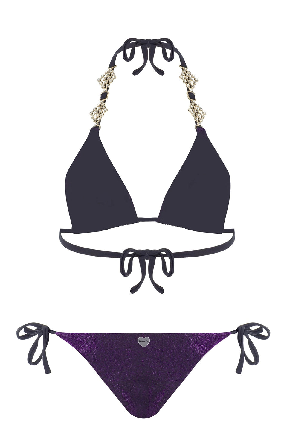 Lumiere Violet Bikini Bottom