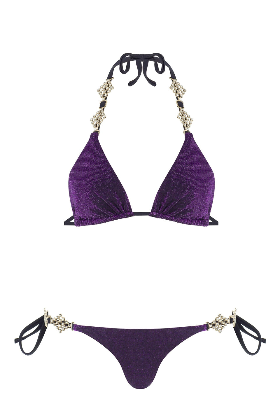 Lumiere Violet Bikini Bottom