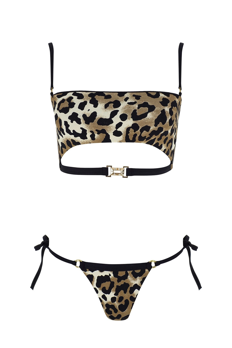 Nala Leopard Bikini Top