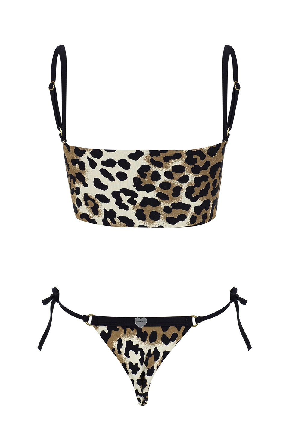 Nala Leopard Bikini Top