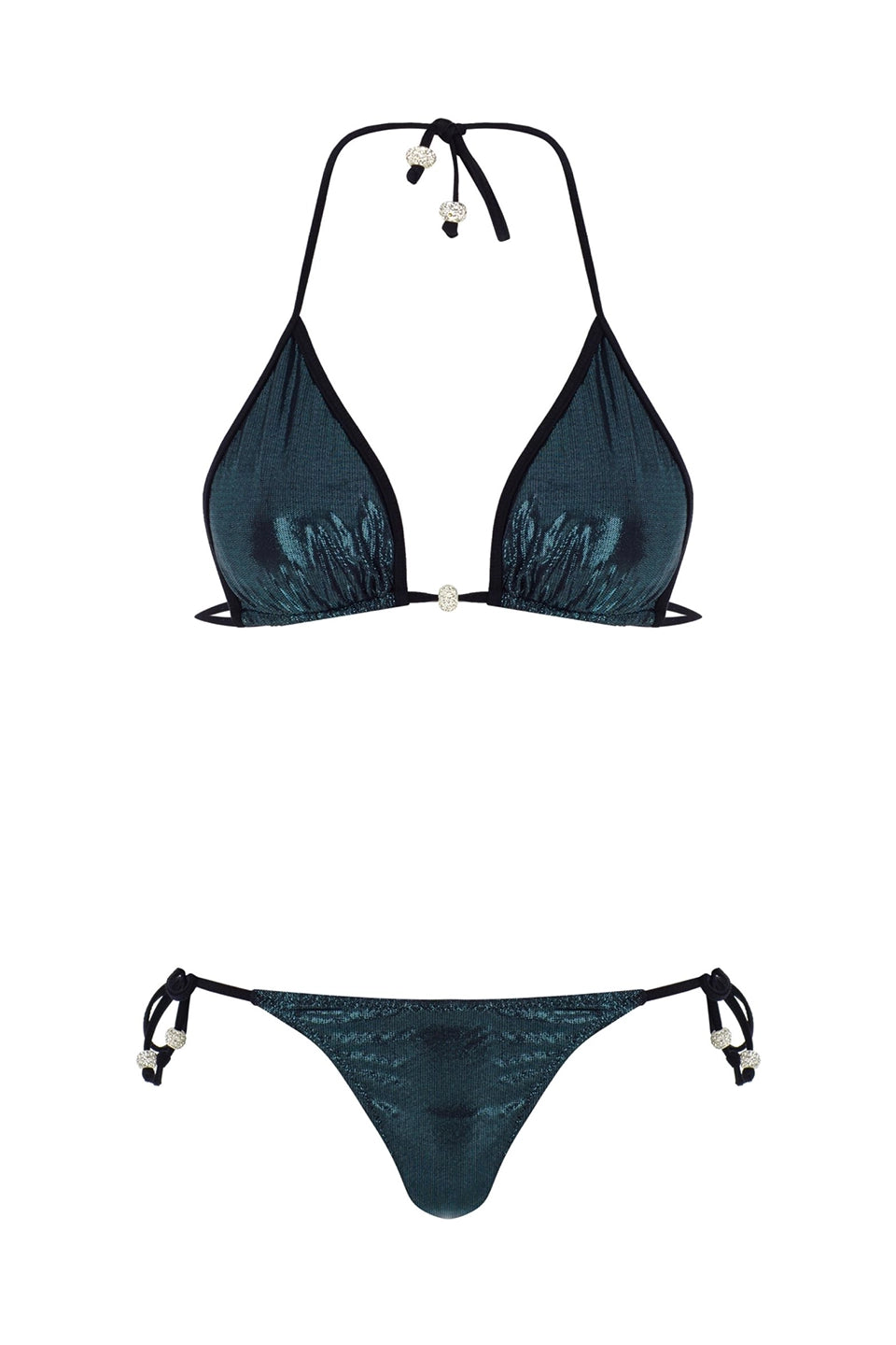 Shiny Star Green Bikini Bottom G-String