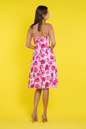 Pink Blossom Midi Dress - Pink Blossom Midi Dress