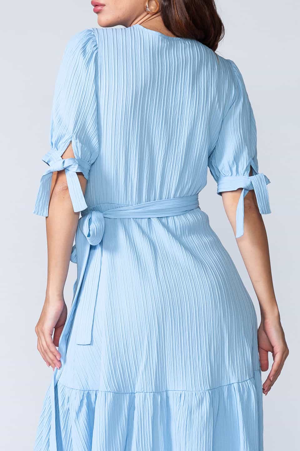 light blue short dress